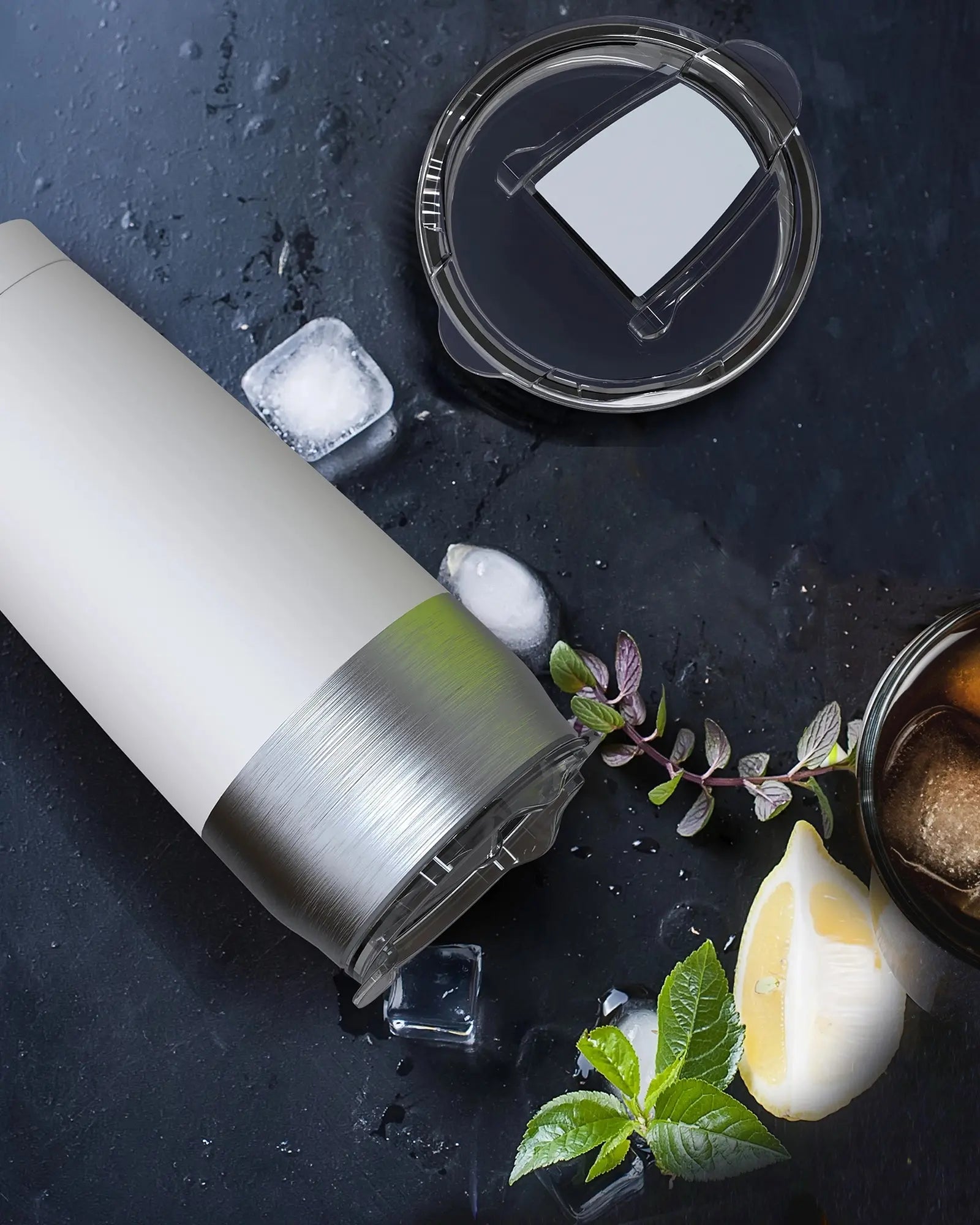 Custom insulated stainless steel 20 oz travel tumbler - 1